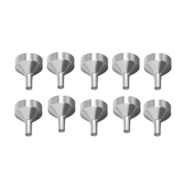 Minitrattar för Parfympåfyllning 10-pack Silver