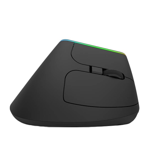 Trådlös vertikal mus Delux M618DB BT4.0 + 2,4Ghz 4000DPI RGB