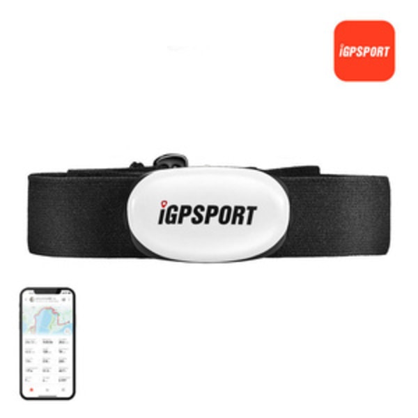 iGPSPORT HR40 bröstpulsmätare (vit)