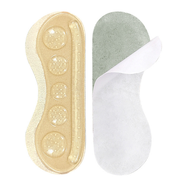 Hälkuddar i läder för skoskav - 2-pack (Svart) Beige
