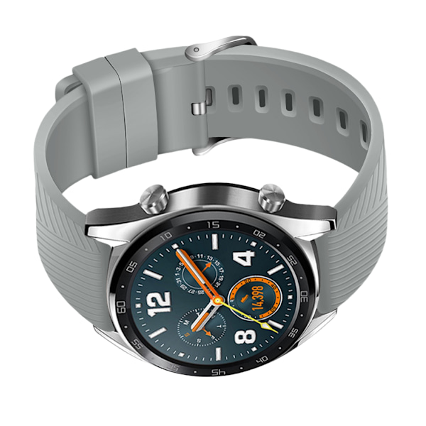 Silikonarmband för Huawei GT4/Samsung Galaxy Watch 4 Grå 20 mm