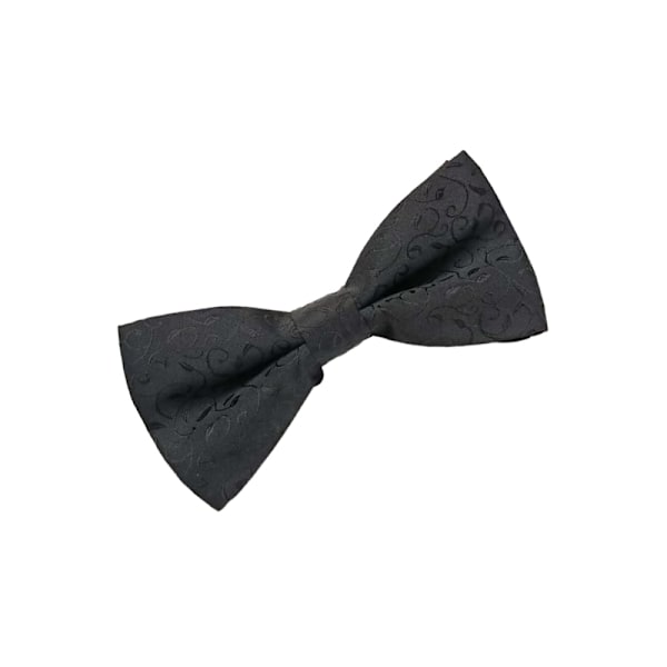 Svart fluga - NJ-27 | Elegant förknuten halsduk