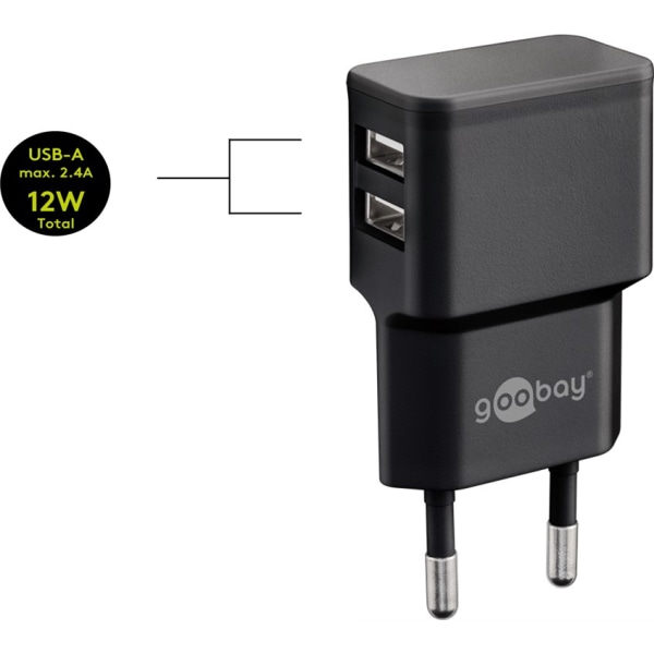 USB-C™ Dual laddningssats (12 W)