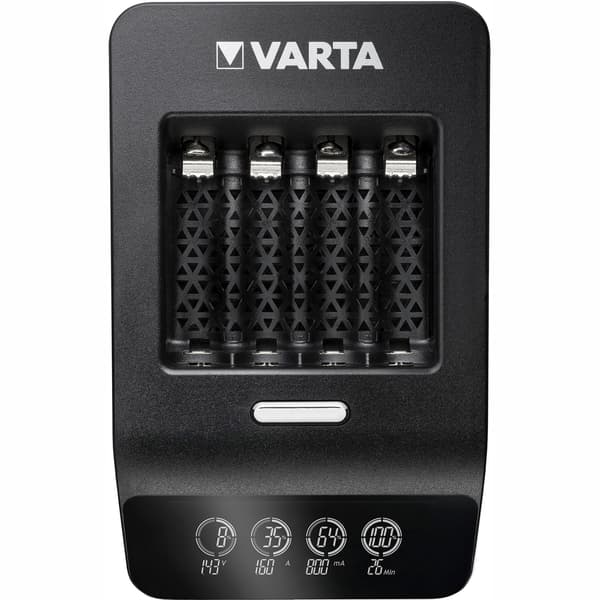 Batteriladdare LCD Ultra Fast Charger AA/AAA inkl 4xAA