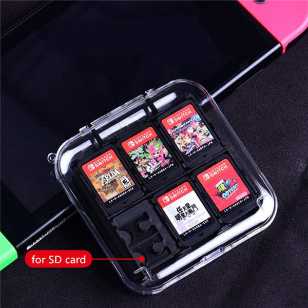 Korthållare för spel till Nintendo Switch / Switch Lite 12 fack