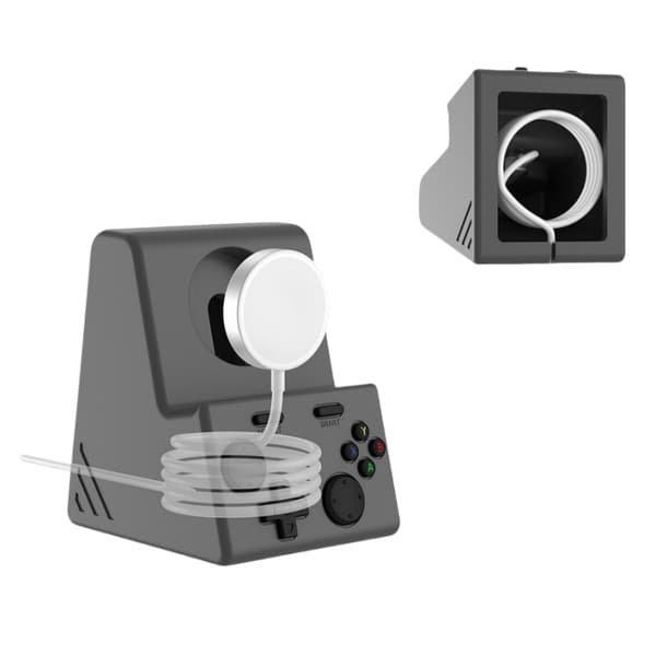 Laddningsställ i silikon för Apple Watch Grey Grey