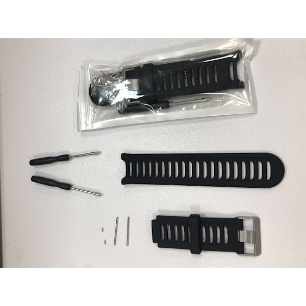 INF Urrem silikone Garmin Forerunner 910XT Sort