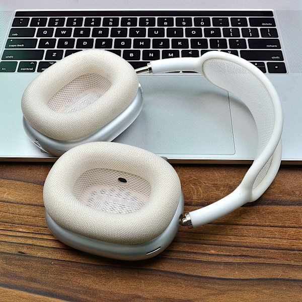 Ørepuder til Apple AirPods Max, 2-pak Hvid