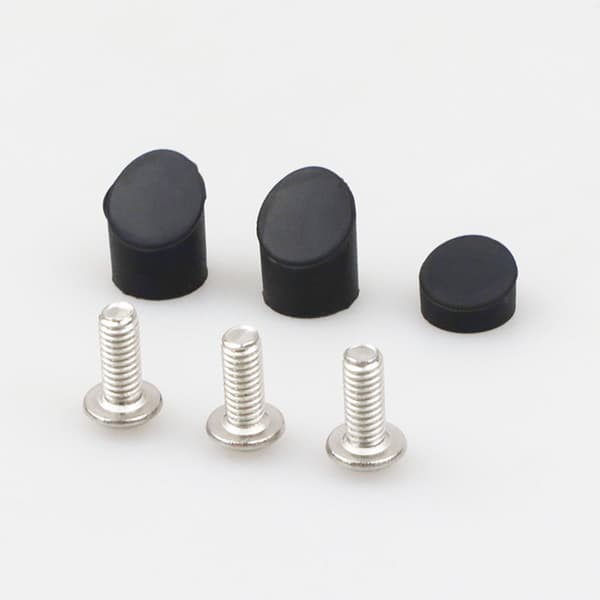 Scooter Bakskärmsskruvar och lock för M365 6 st set Black Black