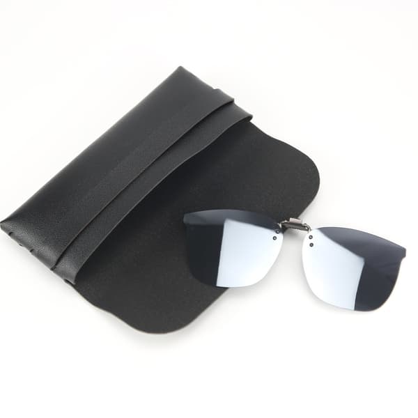 Polariserade Clip-on Solglasögon Silver Silver