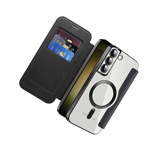 Magnetisk flip læder etui til Samsung Samsung Galaxy S23 Ultra