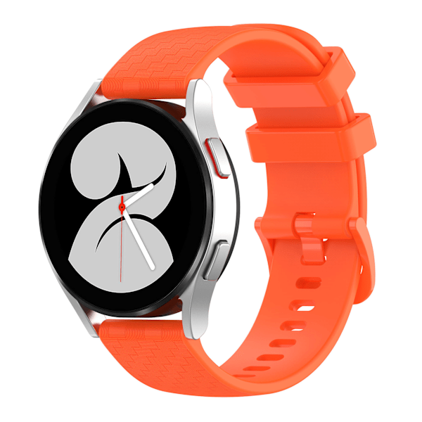 Silikoniranneke Garmin Vivoactive 4/3/Venu-kellolle Oranssi 20 mm