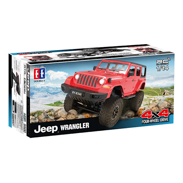 Fjärrstyrd bil 1:14 Double Eagle (röd) Jeep Crawler Pro E340-003