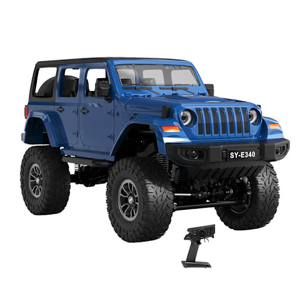 RC fjernstyret bil 1:14 Double Eagle (blå) Jeep Crawler Pro E340-003