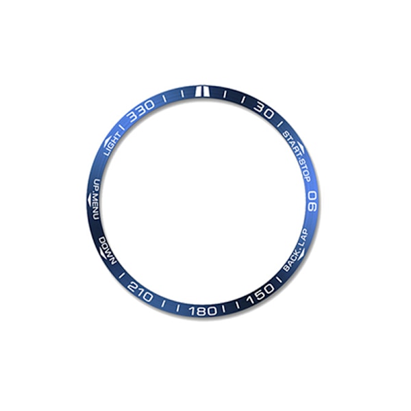 Blå & Vit Ram - Förbättra & Skydda Din Garmin Fenix 7s