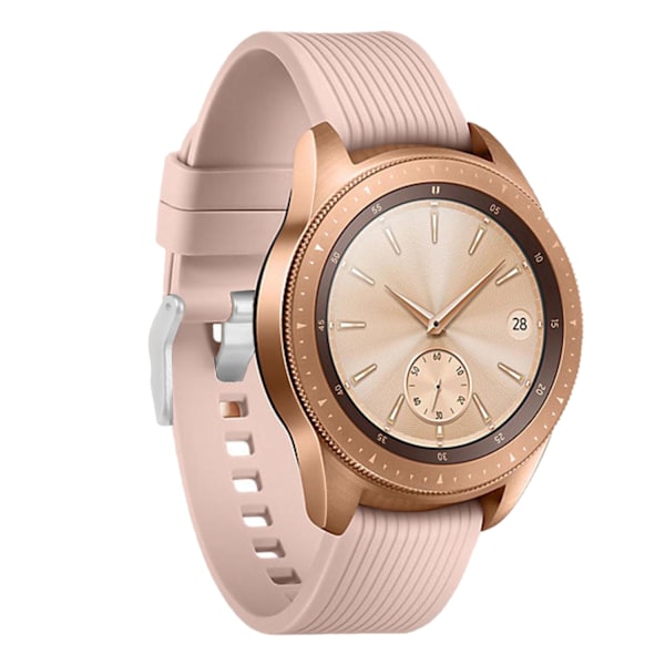 INF Samsung Galaxy Watch 42 mm  silikonearmbånd (S) Sort