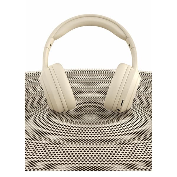 Bluetooth-hörlurar DR06: Lång batteritid, Hi-Fi-ljud Beige Beige