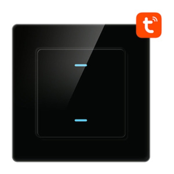 Smart Light Switch WiFi Avatto N-TS10-B2 2-vejs TUYA (sort)