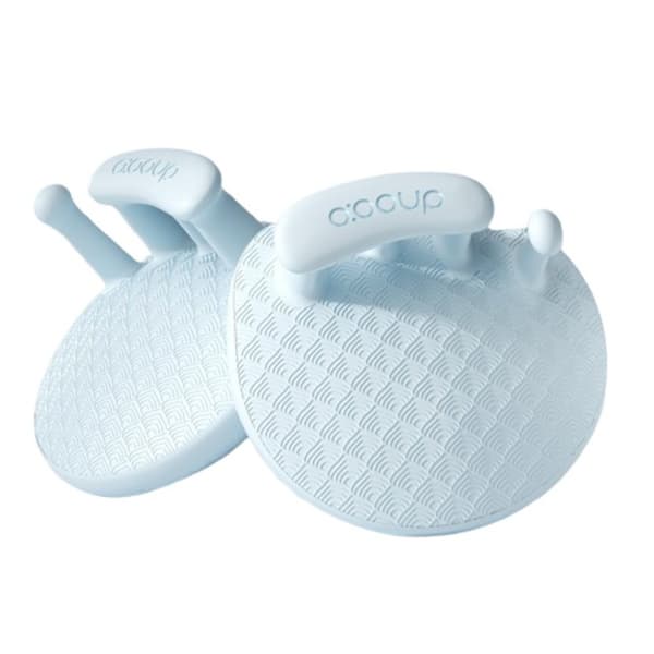 Foot Arch Trainer Pair - Soft TPR Silicone Bunion Corrector with Anti-Slip Pattern for Arch Support & Calf Slimming Blue Blue