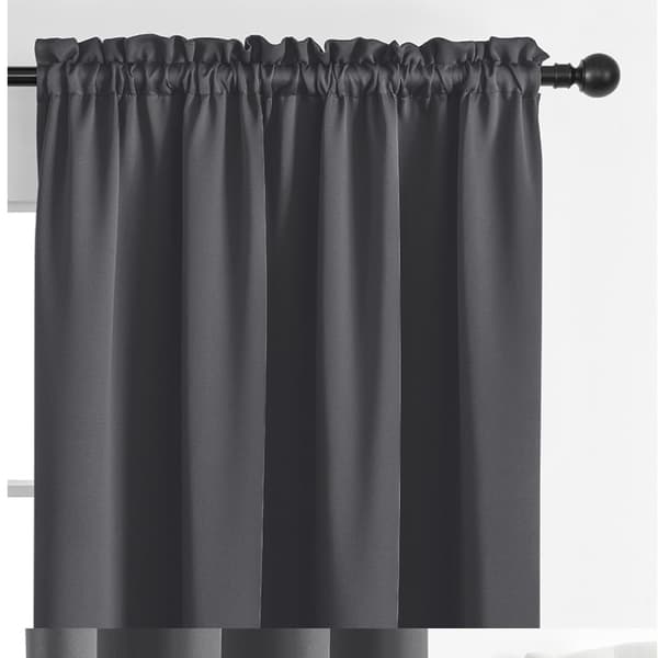 Moderna Minimalistiska Mörkläggningsgardiner för Vardagsrum & Sovrum - Sekretess & Ljusblockering Grey S Grey S