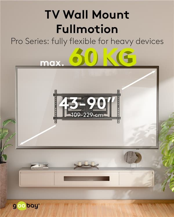 TV-vægbeslag FULLMOTION (XL)