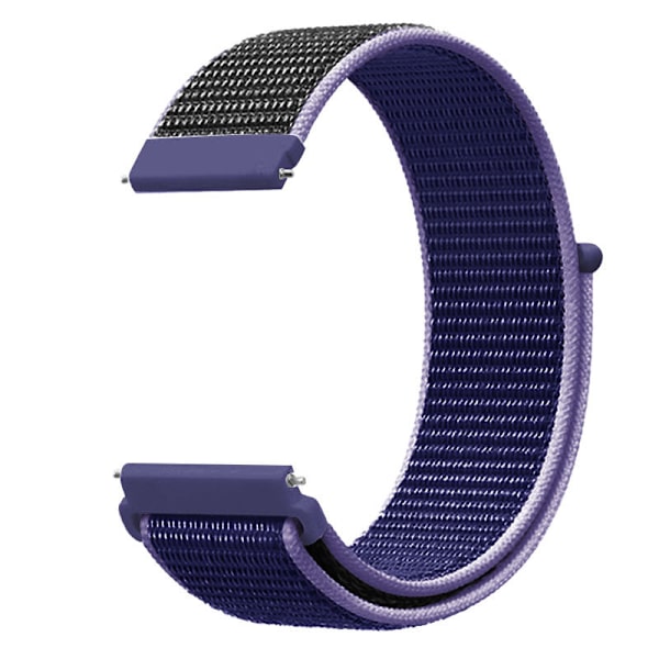Klockarmband för Samsung Watch 4/5/6 & Huawei GT4 Svart + Blå 22 mm