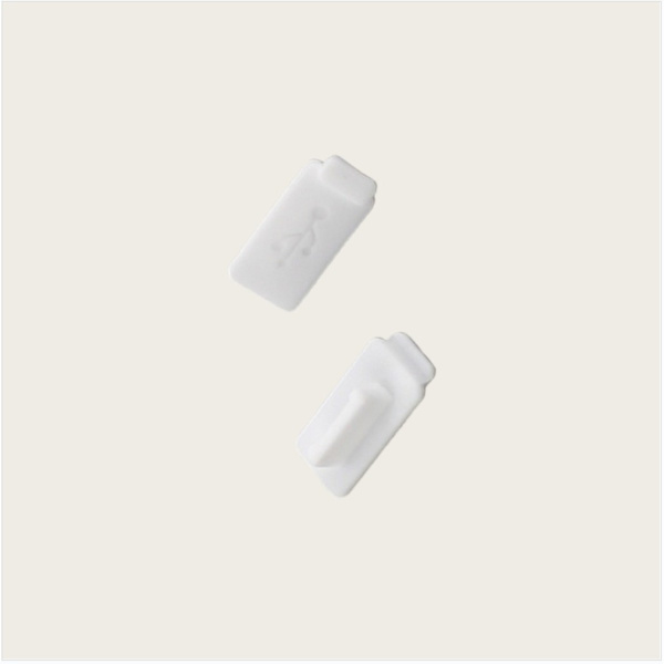 Dammskydd för USB-C-portar, 4-pack White White