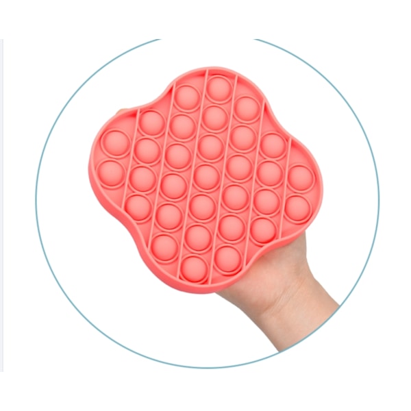 Pop it Fidget toy för avslappning Röd
