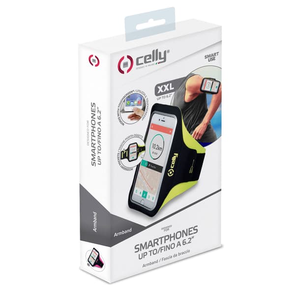 Sportsarmbånd XXL max 6,2 "Gul