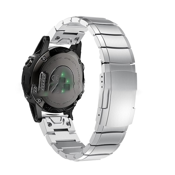 Silver klockarmband för Fenix 5s/6s/7s/8 43mm