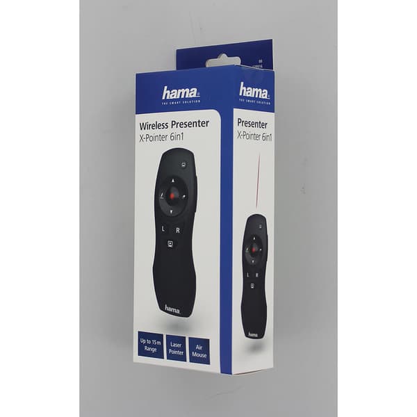 Wireless Presenter X-Pointer 6-in-1 Svart