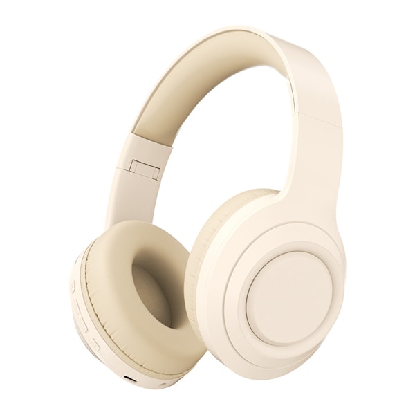 Bluetooth Headset DR06: Lang batteritid, Hi-Fi-lyd Beige Beige