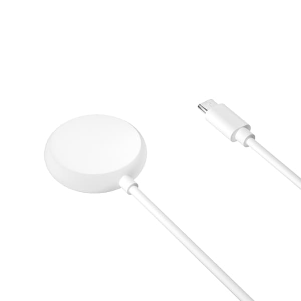 Google Pixel Watch-oplader, magnetisk opladningskabel til Pixel Watch 1. generation White White