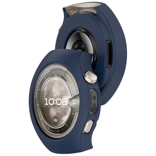 Yhteensopiva Huawei Watch 5 (42 mm) silikonisuojakuori – Suojaa naarmuilta Musta