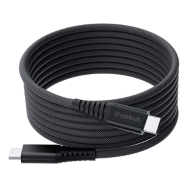 Choetech XCC-1051 USB-C till USB-C magnetisk kabel, PD 240W 1,8m (svart)