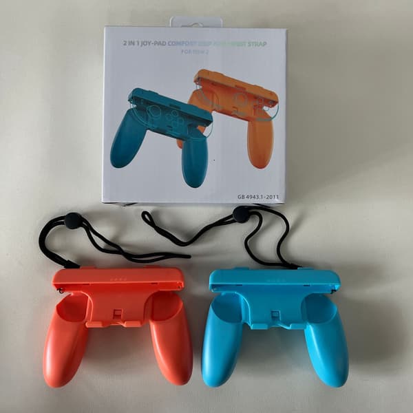 Ergonomiska Komfortgrepp för Nintendo Switch Joy-Cons