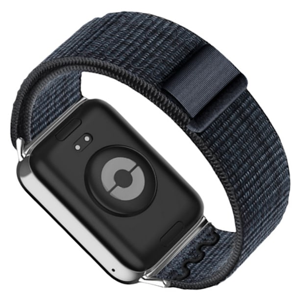 Alpine Loop flätad nylon klockarmband för Xiaomi 9 Pro / 8 Pro Svart + Blå