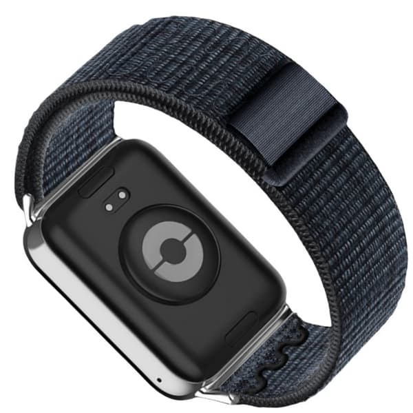 Alpine Loop -punottu nailonkellonranneke Xiaomi 9 Pro / 8 Prolle Black+Blue Black+Blue