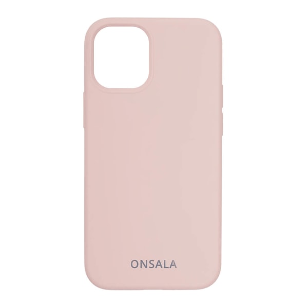 ONSALA Mobilskal Silikon Sand Pink - iPhone 12 Mini