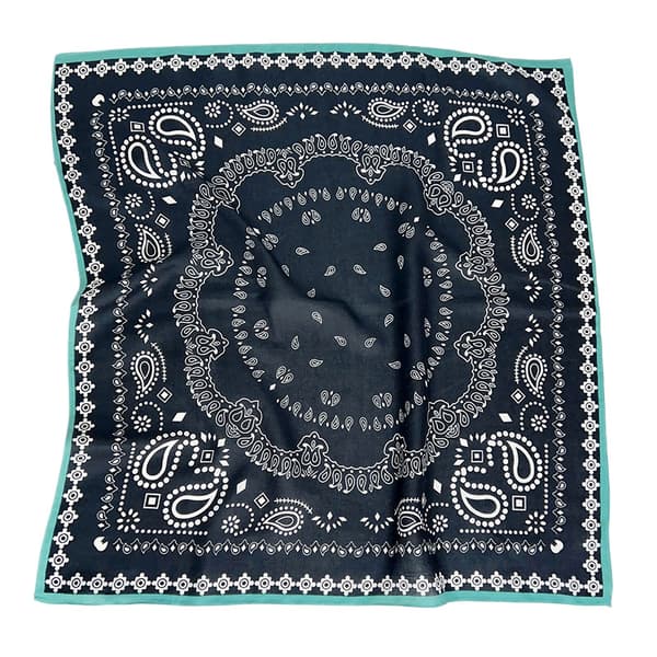 Fyrkantig halsduk 27"x27" mångsidigt modeaccessoar NavyBlue NavyBlue