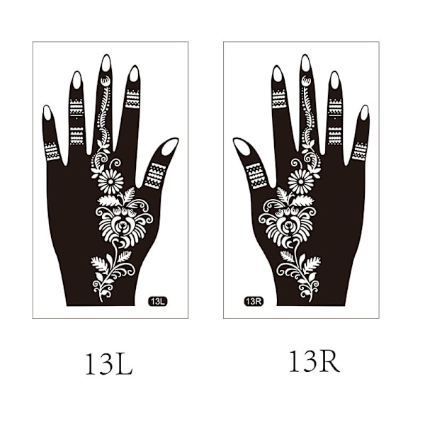 Temporära Tatueringar för Handrygg - 1 Par