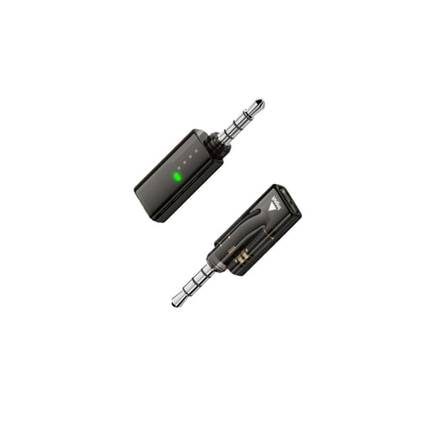 3,5 mm naar USB-C -adapter med inbyggd DAC-dekoder 16bit/48KHz, 40mW utgång, svart