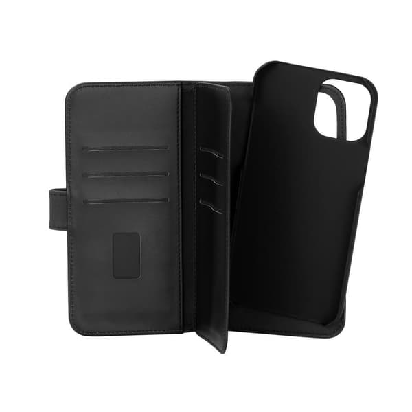 Wallet 2-i-1 7 Kortrum Sort - iPhone 12 Pro Max