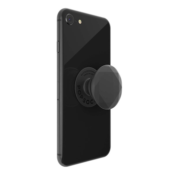 POPSOCKETS Metallic Diamond Black Avtagbart Grip med Ställfunkti