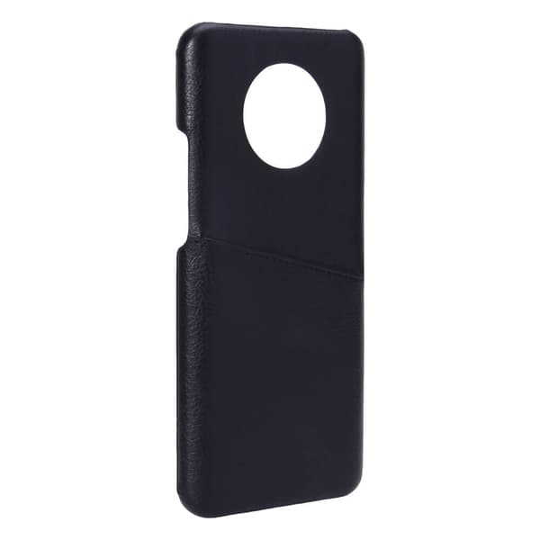 Nahkainen matkapuhelinkotelo musta - Oneplus 7T