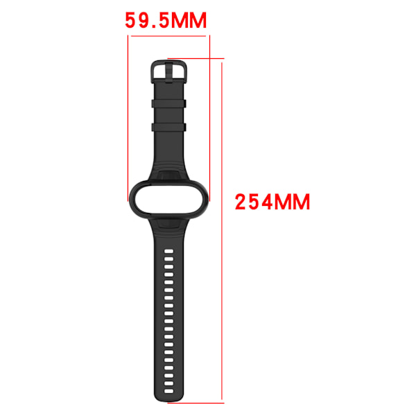 Silikone håndledsrem til Insta360 GO3S, GO3 og GO2 Black Black