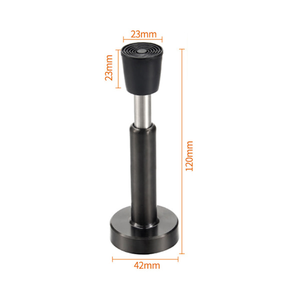 Hydrauliset ovenpysäytinporaukset/porausvaihtoehdot Musta 12 cm