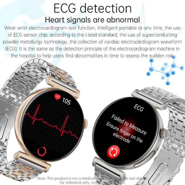 Naisten älykello: EKG, Bluetooth-puhelut ja musiikki
