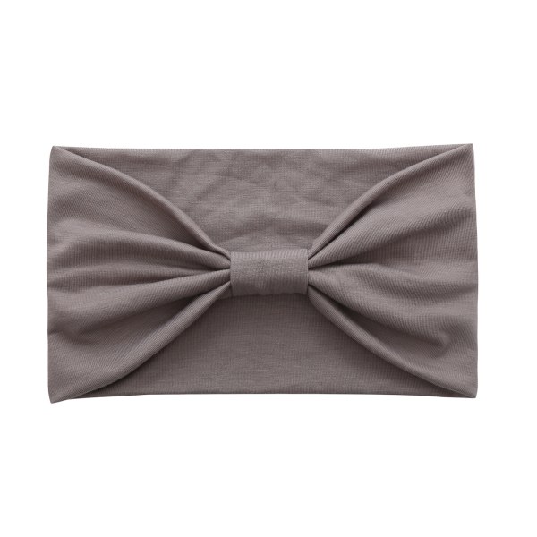 Blødt hårbånd Running Yoga Turban hårbånd 5-delt Hvid + lysegrå + kaffe + abrikos + s