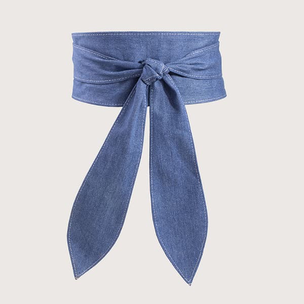 Leveä vyö, jossa rusettisolki Blue Blue